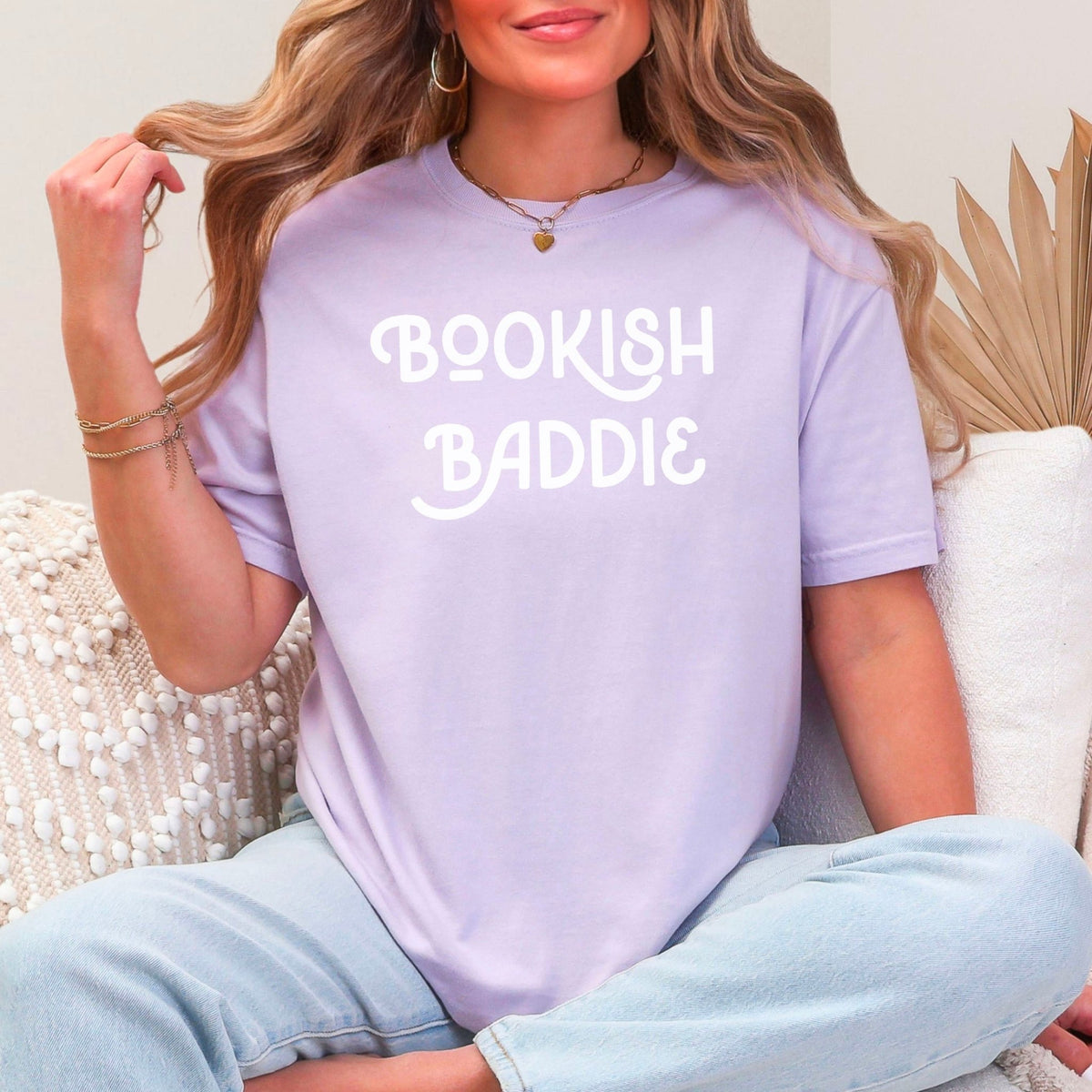 Bookish Baddie Heavyweight Comfort Colors Shirt - Starry Skies Austin