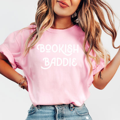 Bookish Baddie Heavyweight Comfort Colors Shirt - Starry Skies Austin