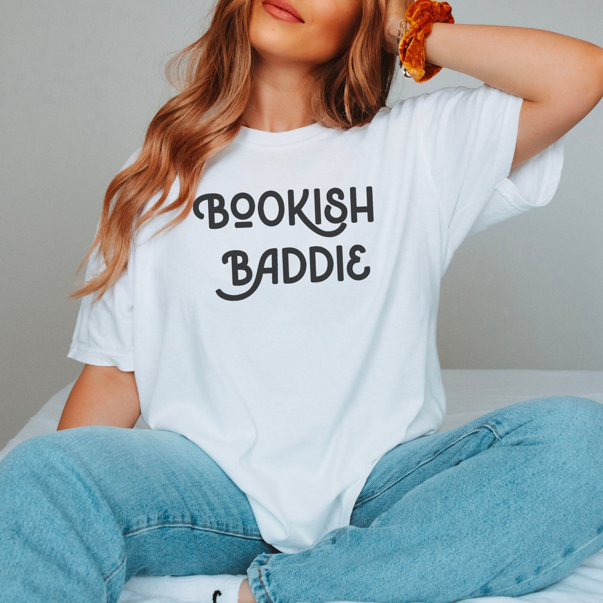 Bookish Baddie Heavyweight Comfort Colors Shirt - Starry Skies Austin