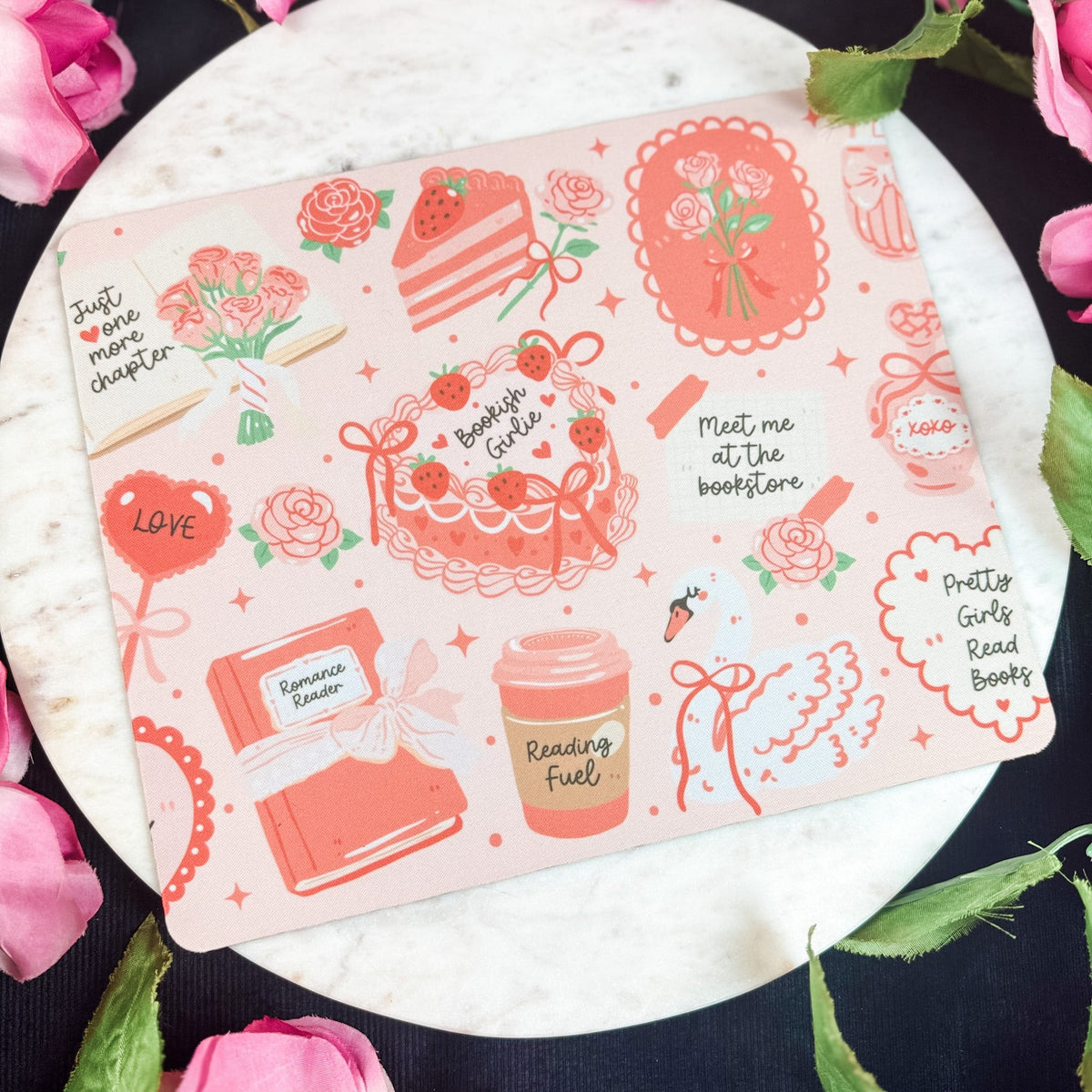 Bookish Girlie Mouse Pad - Starry Skies Austin