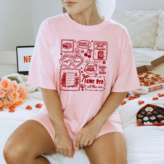 Bookish Romance Tropes Gildan Softstyle Shirt - Starry Skies Austin