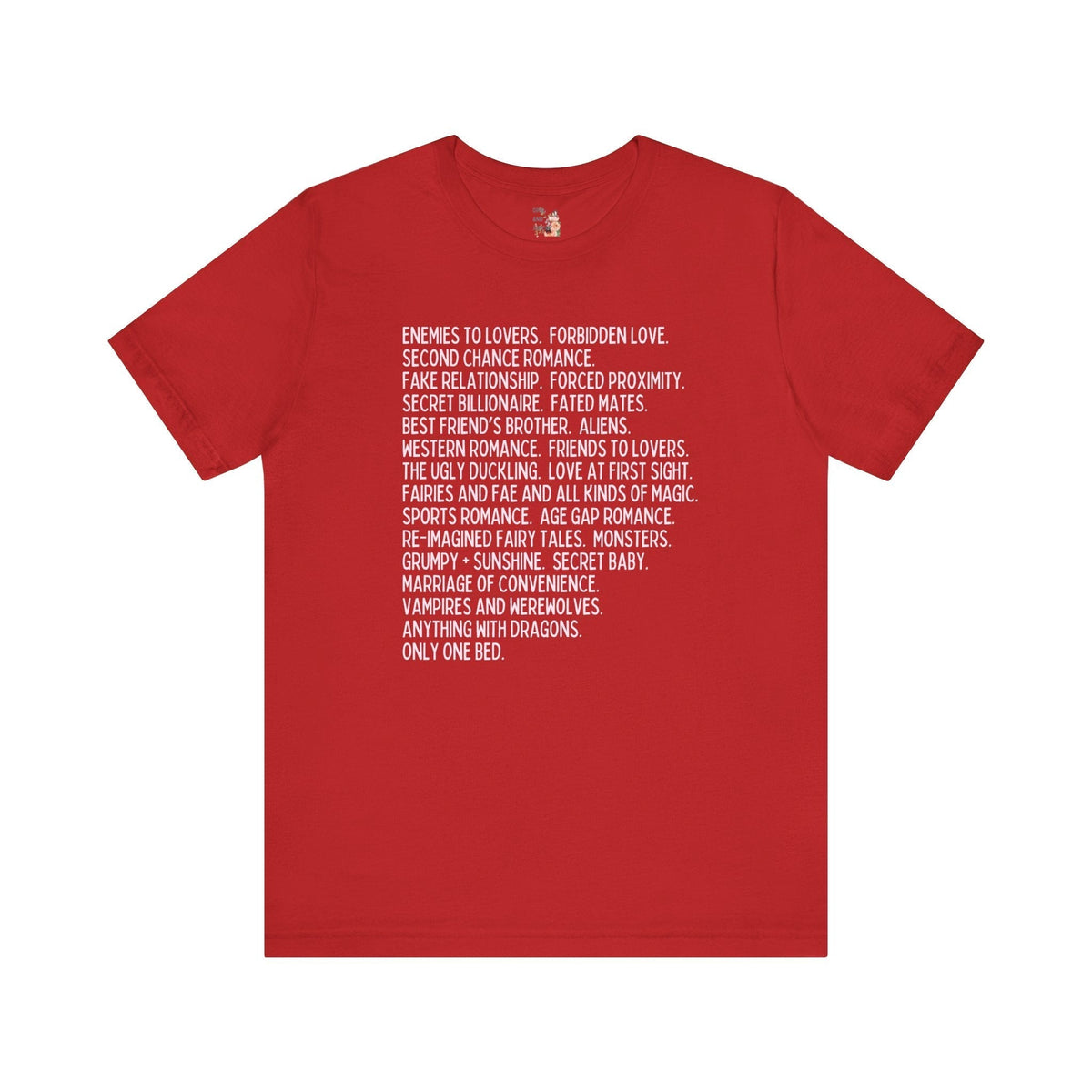Bookish Romance Tropes T-Shirt - Starry Skies Austin