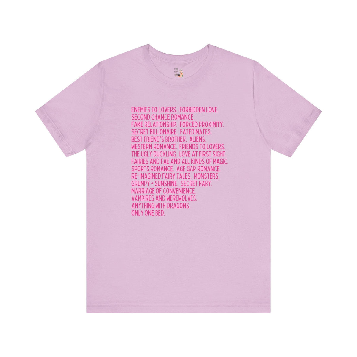 Bookish Romance Tropes T-Shirt - Starry Skies Austin