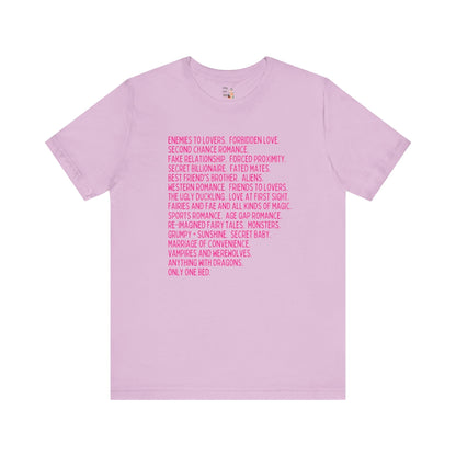 Bookish Romance Tropes T-Shirt - Starry Skies Austin