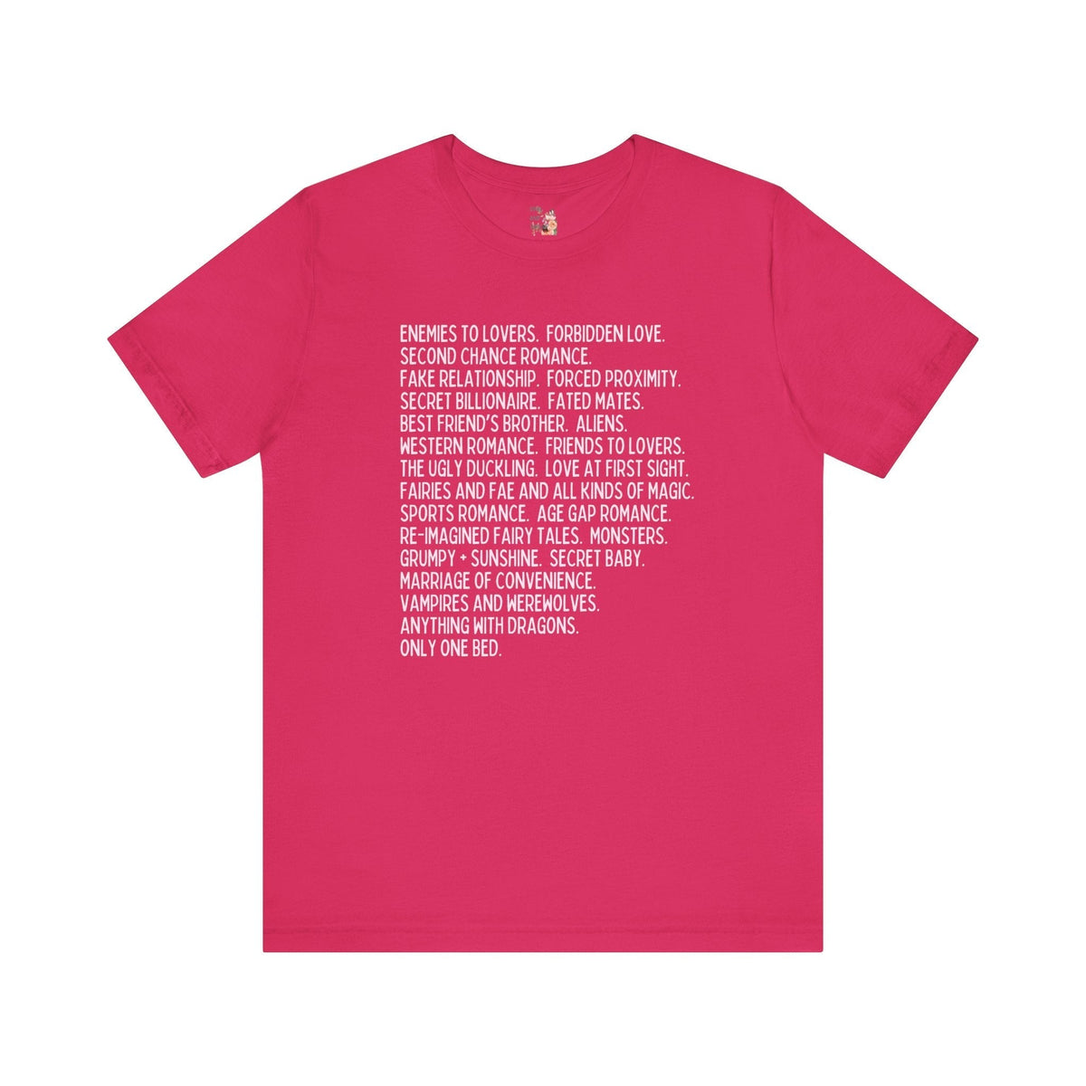Bookish Romance Tropes T-Shirt - Starry Skies Austin