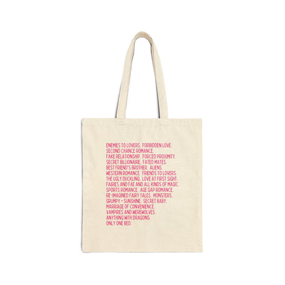 Bookish Romance Tropes Tote for Bookworm Who Loves Romance Tropes - Starry Skies Austin