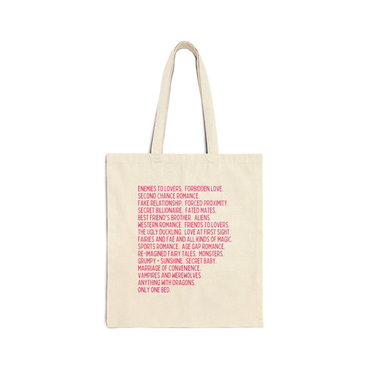 Bookish Romance Tropes Tote for Bookworm Who Loves Romance Tropes - Starry Skies Austin