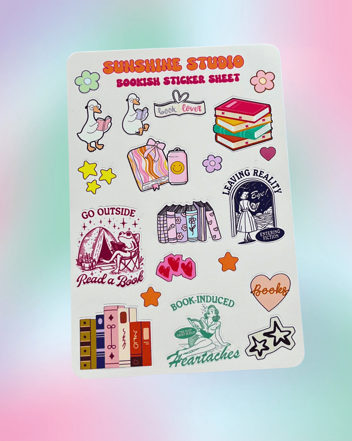 Bookish Sticker Sheet - Starry Skies Austin