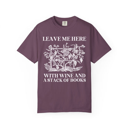 Books and Wine Tee - Starry Skies Austin