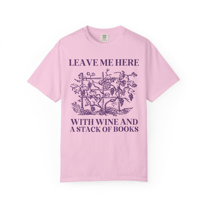 Books and Wine Tee - Starry Skies Austin