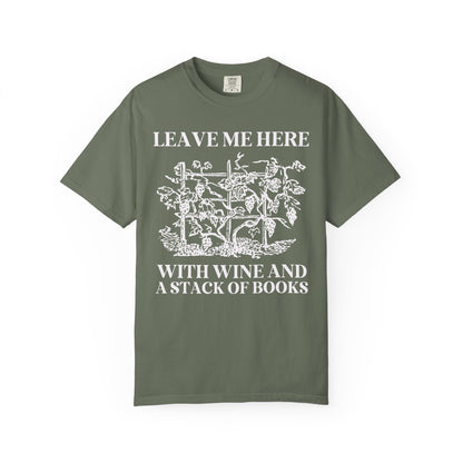 Books and Wine Tee - Starry Skies Austin