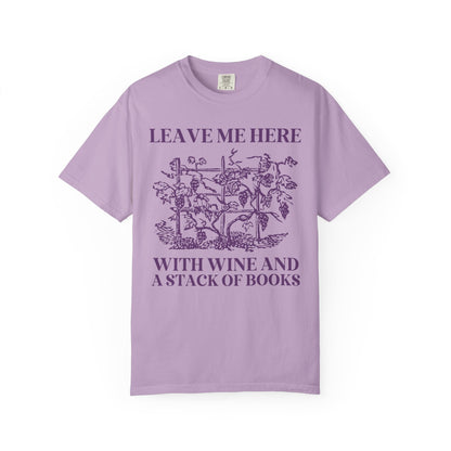 Books and Wine Tee - Starry Skies Austin