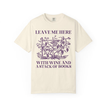 Books and Wine Tee - Starry Skies Austin