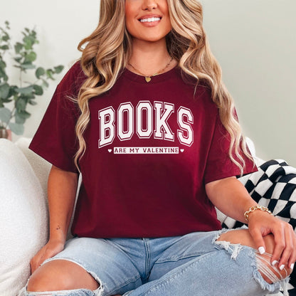 Books Are My Valentine Gildan Softstyle Shirt - Starry Skies Austin