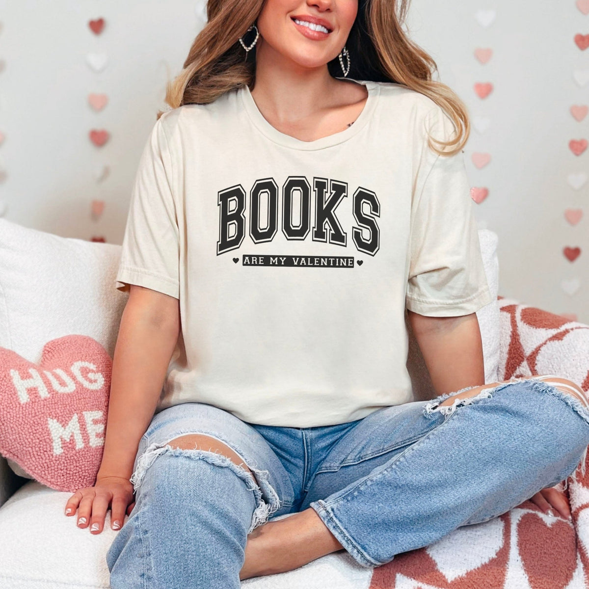 Books Are My Valentine Gildan Softstyle Shirt - Starry Skies Austin