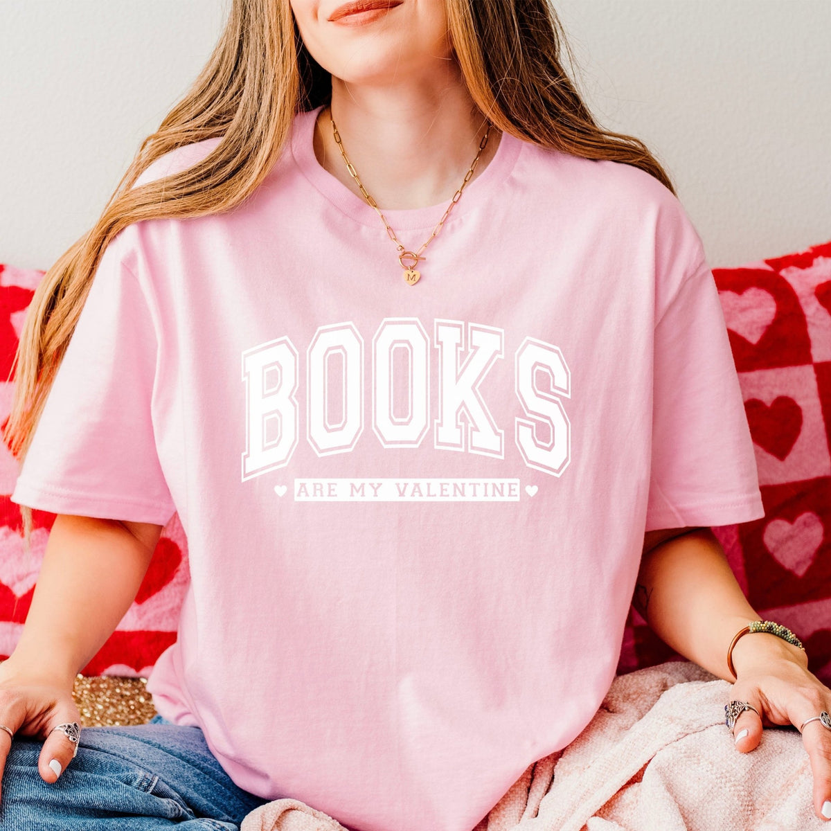 Books Are My Valentine Gildan Softstyle Shirt - Starry Skies Austin