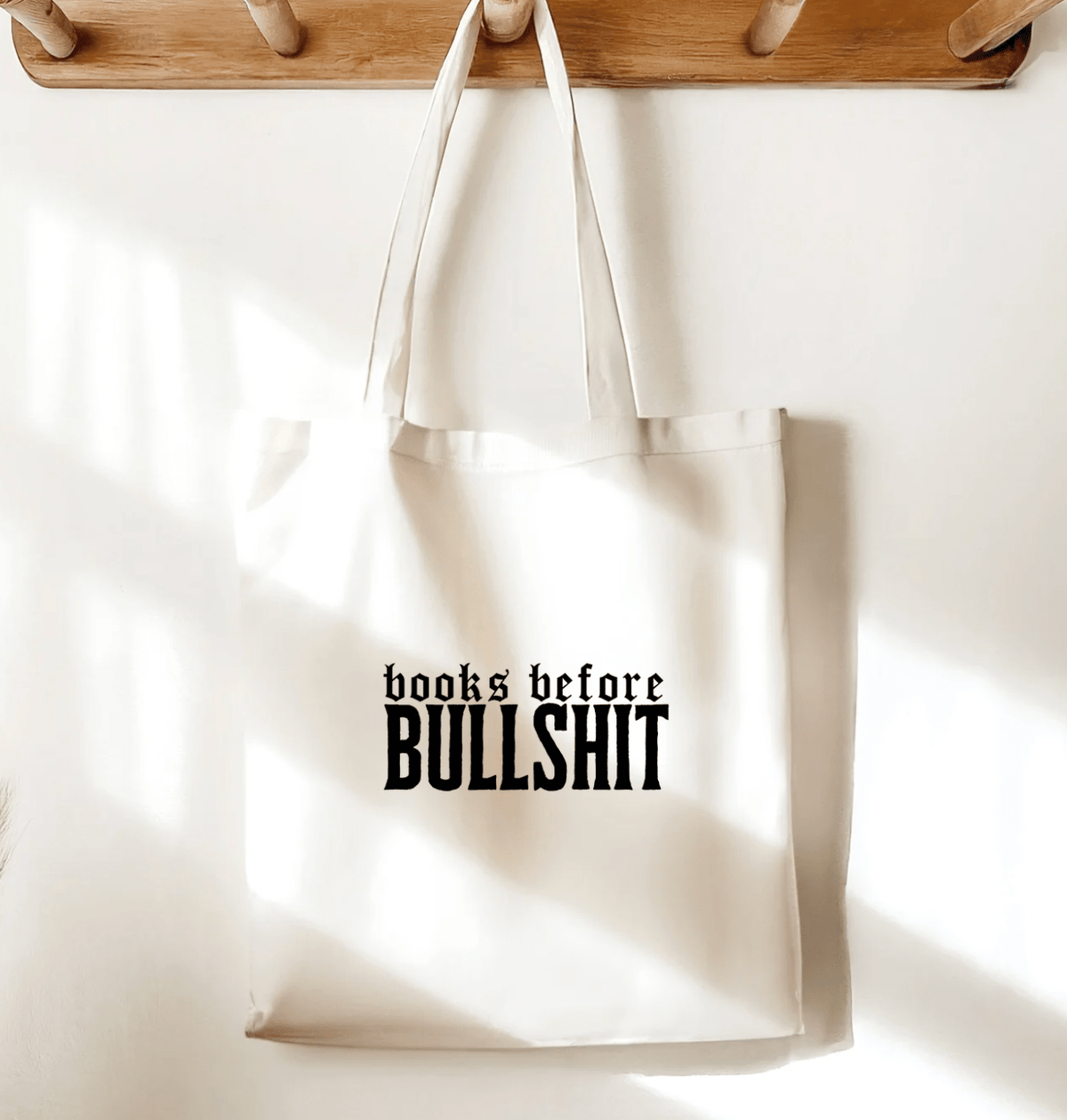 Books Before Bullshit Sublimated Canvas Tote Bag - Starry Skies Austin