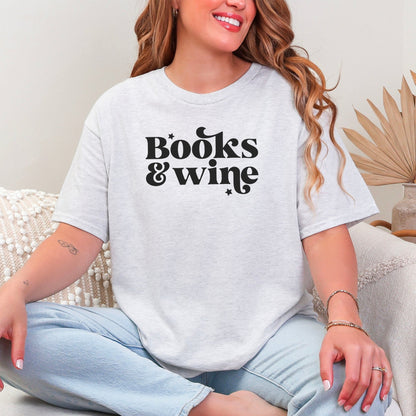 Books & Wine Gildan Softstyle Shirt - Starry Skies Austin