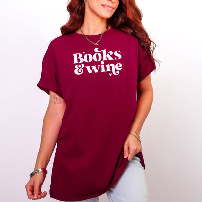 Books & Wine Gildan Softstyle Shirt - Starry Skies Austin