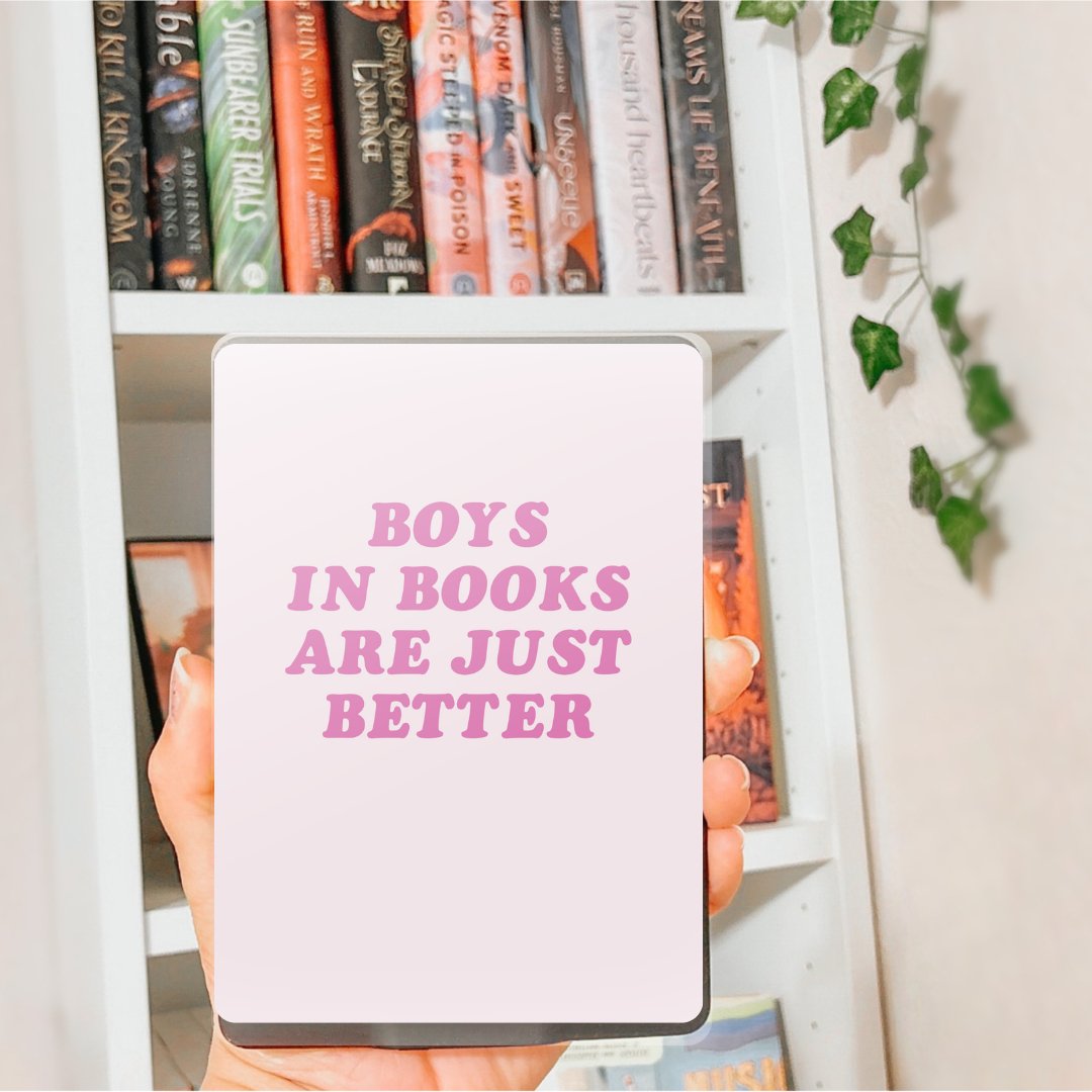 Boys in Books are Better Kindle Insert - Starry Skies Austin