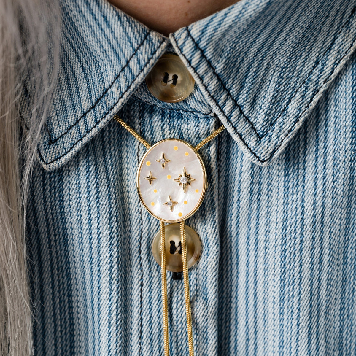 Brandi Bolo Necklace - Starry Skies Austin