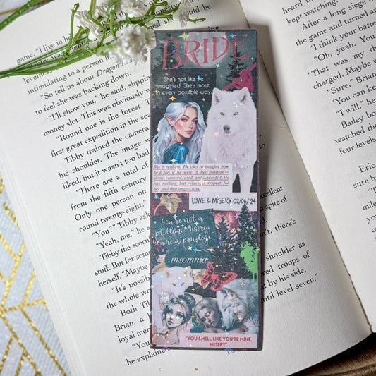 Bride Inspired Collage Bookmark - Starry Skies Austin