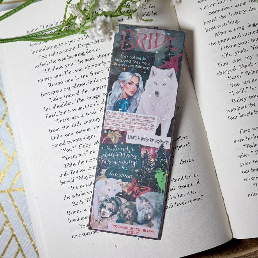 Bride Inspired Collage Bookmark - Starry Skies Austin