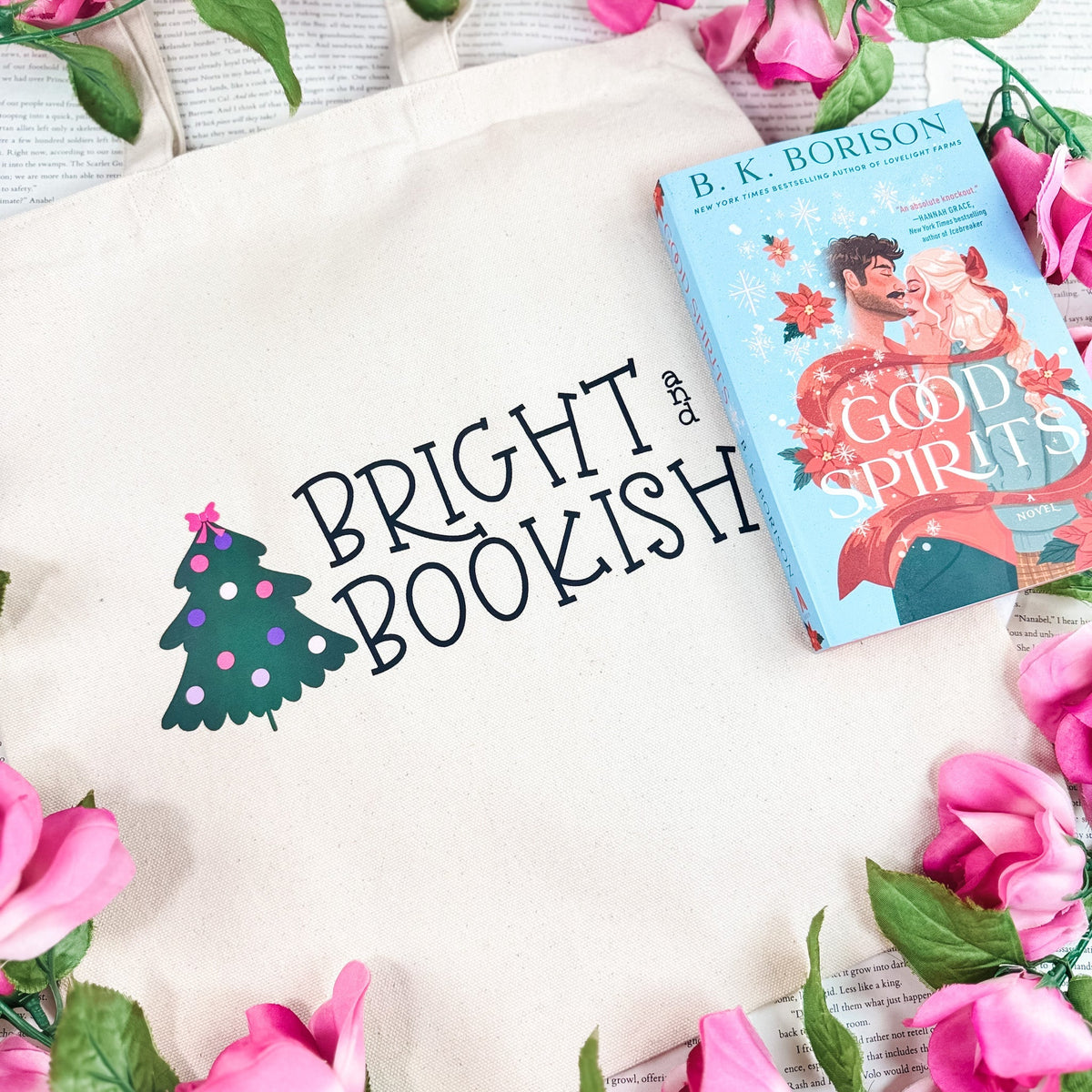 Bright and Bookish Canvas Tote Bag - Starry Skies Austin
