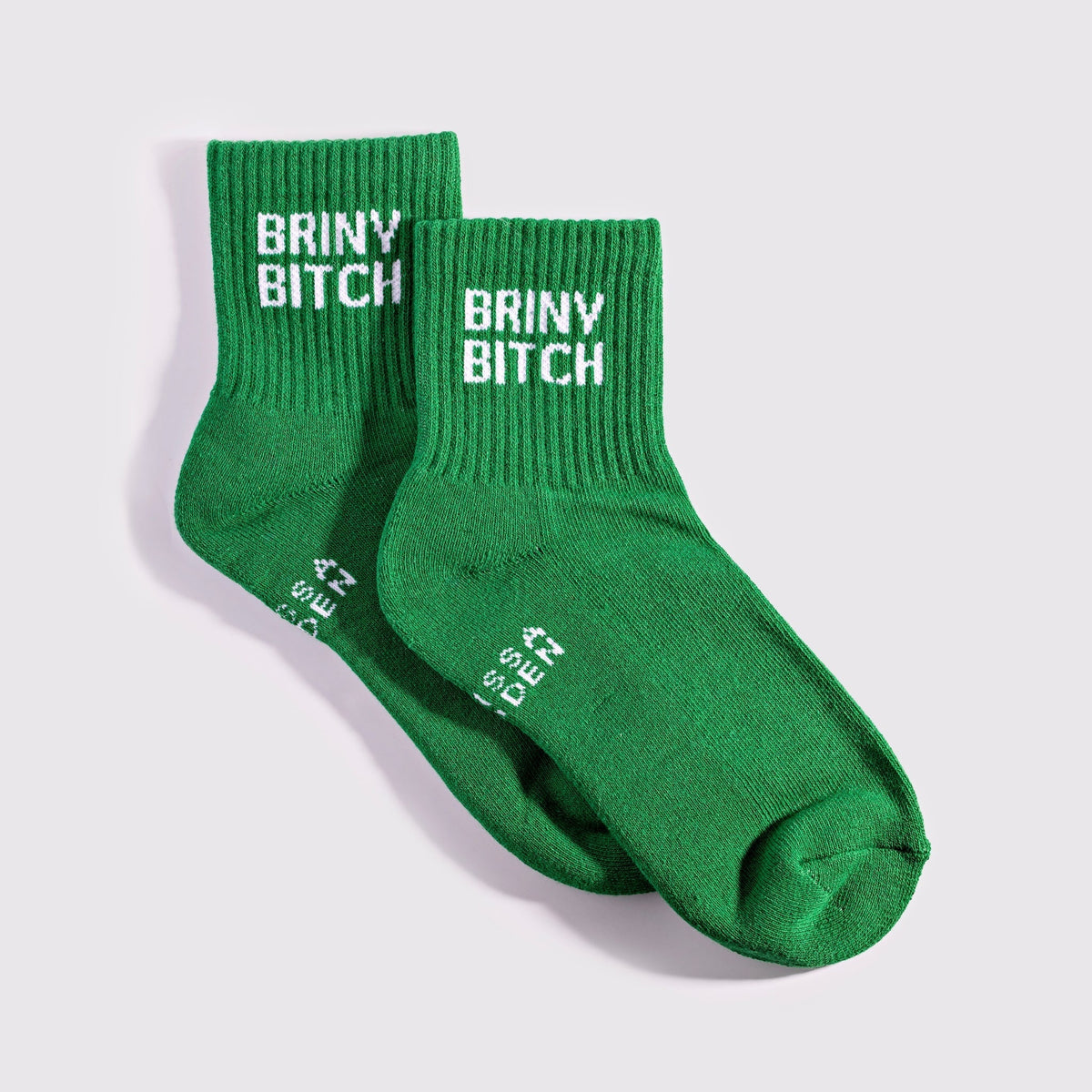 Briny Bitch Quarter Crew Socks - Starry Skies Austin