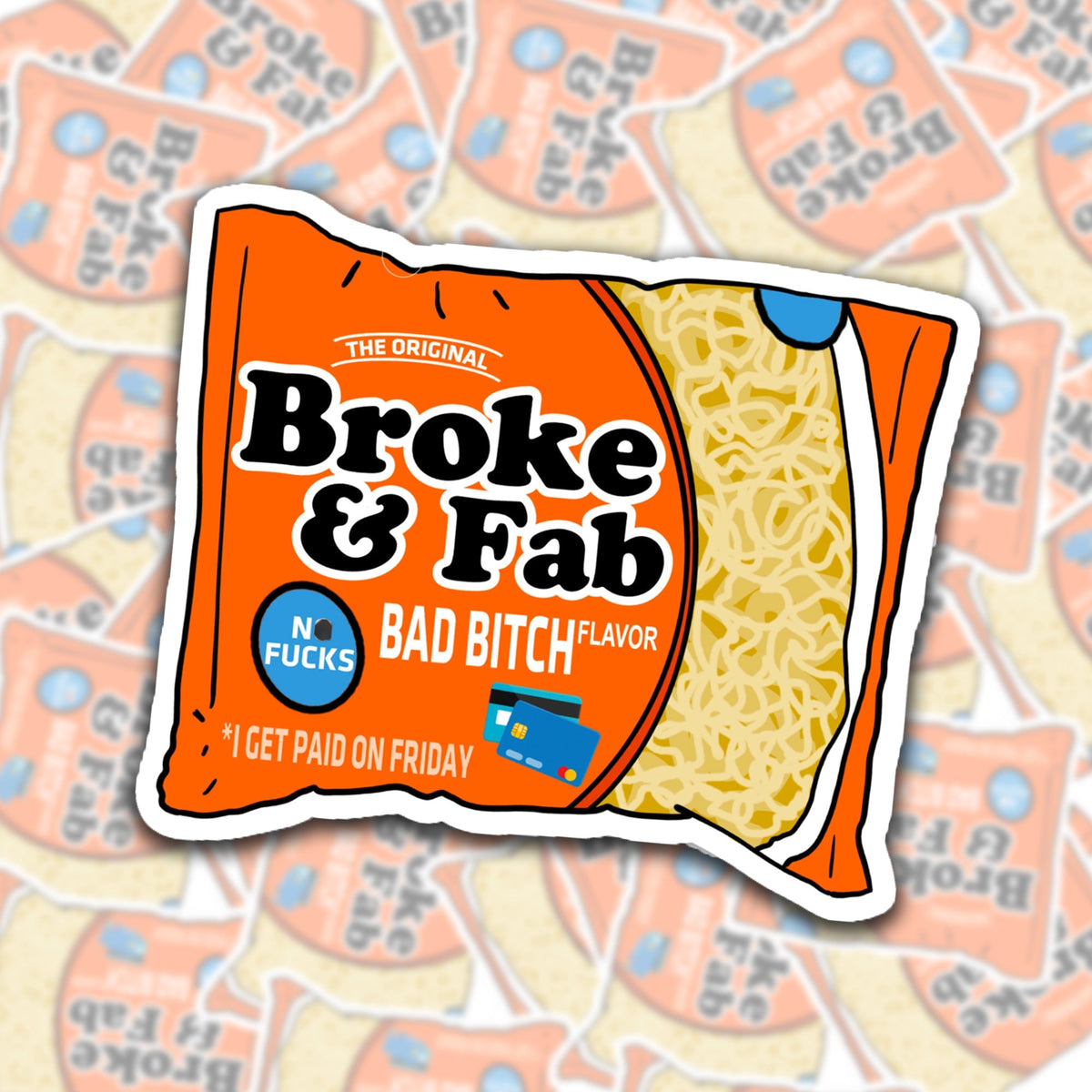 Broke & Fab Sticker - Starry Skies Austin