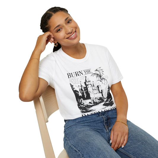 Burn The Patriarchy Dragon Softstyle Tee - Starry Skies Austin