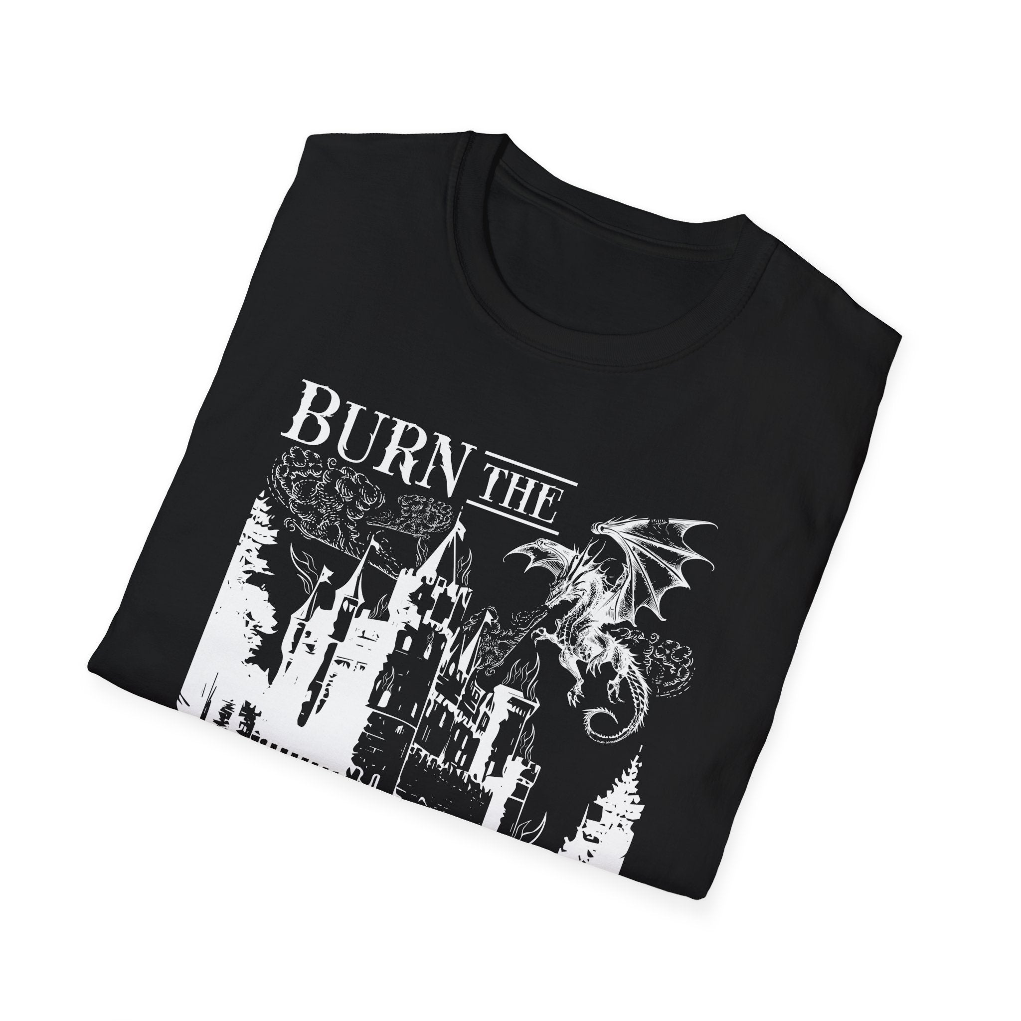 Burn The Patriarchy Dragon Softstyle Tee - Starry Skies Austin