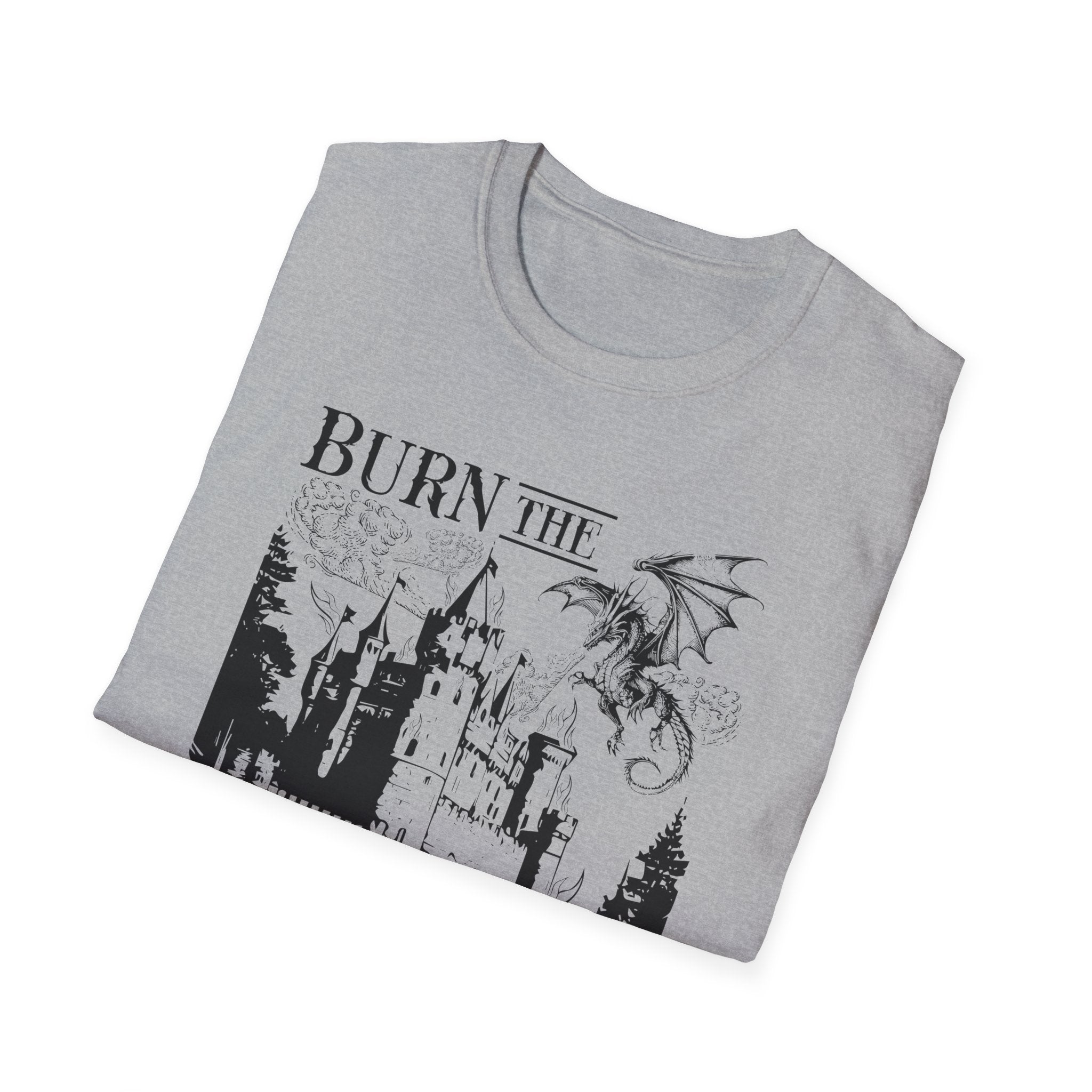 Burn The Patriarchy Dragon Softstyle Tee - Starry Skies Austin