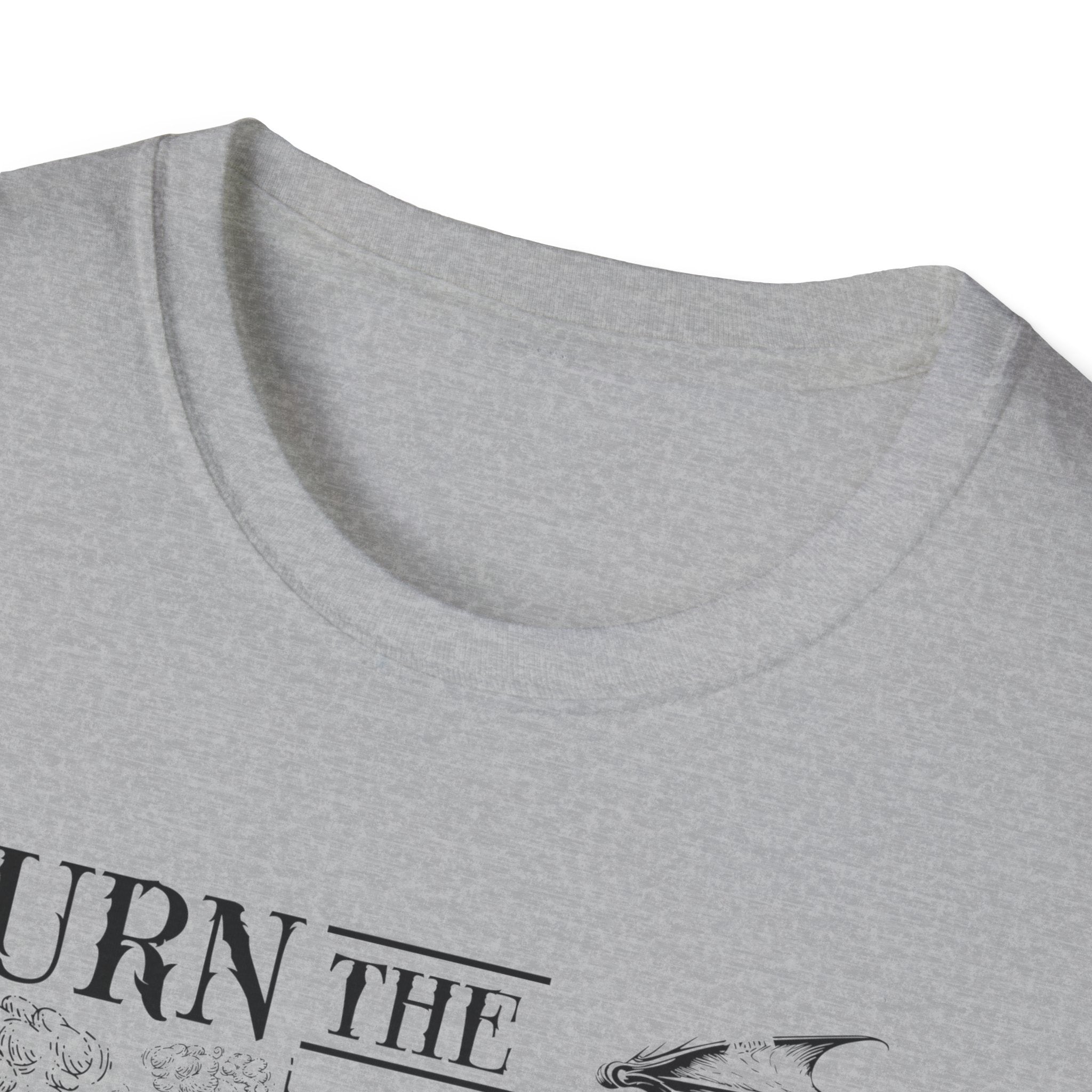 Burn The Patriarchy Dragon Softstyle Tee - Starry Skies Austin