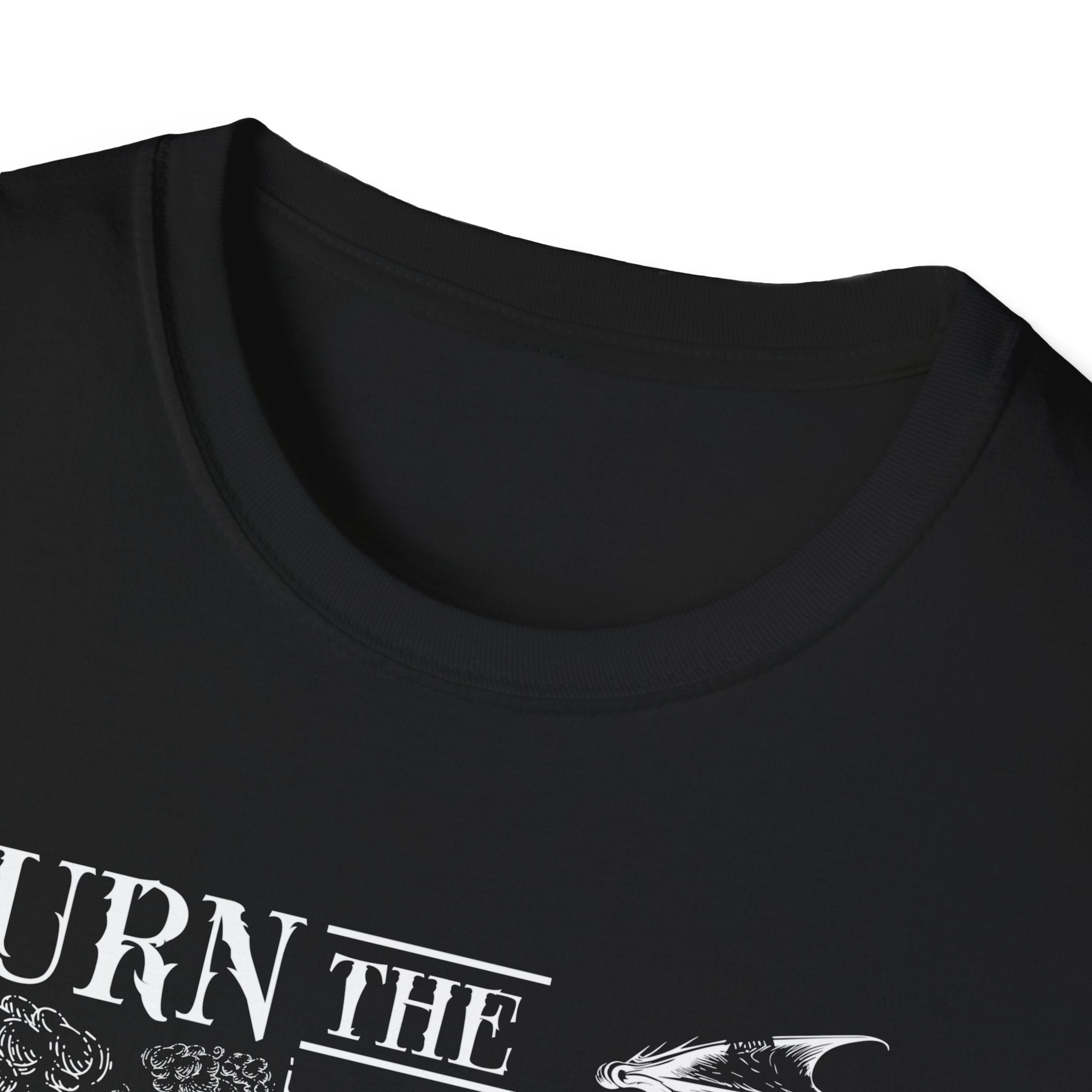Burn The Patriarchy Dragon Softstyle Tee - Starry Skies Austin