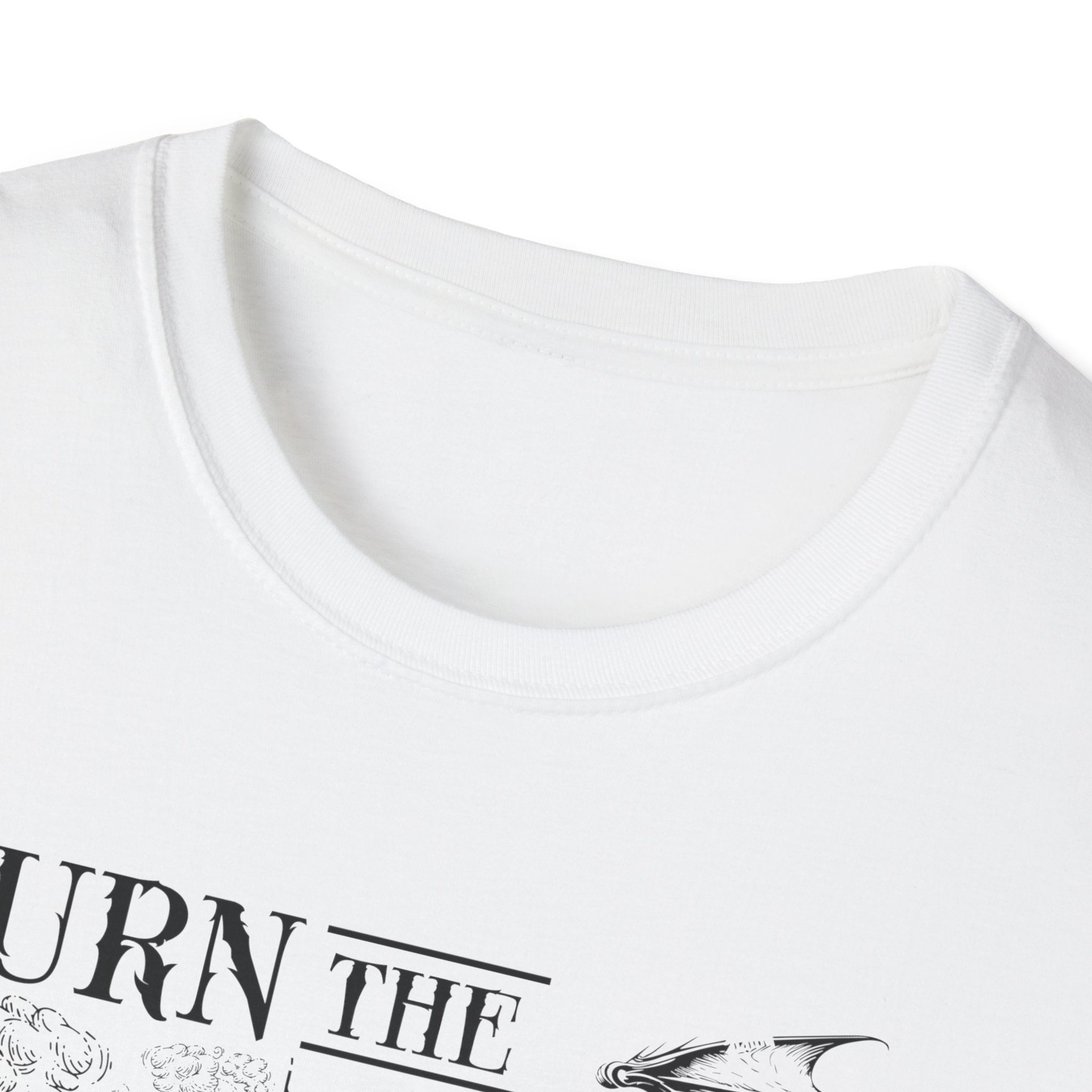 Burn The Patriarchy Dragon Softstyle Tee - Starry Skies Austin