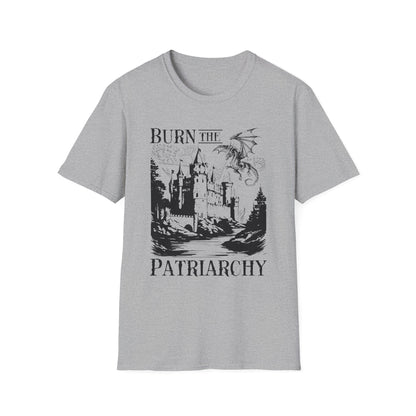 Burn The Patriarchy Dragon Softstyle Tee - Starry Skies Austin