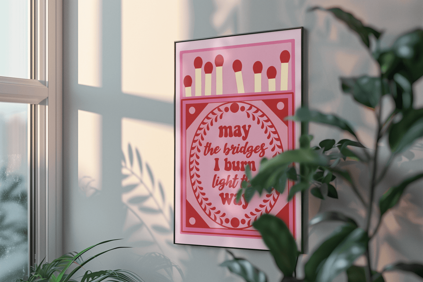 Burning Bridges Art Print - Starry Skies Austin