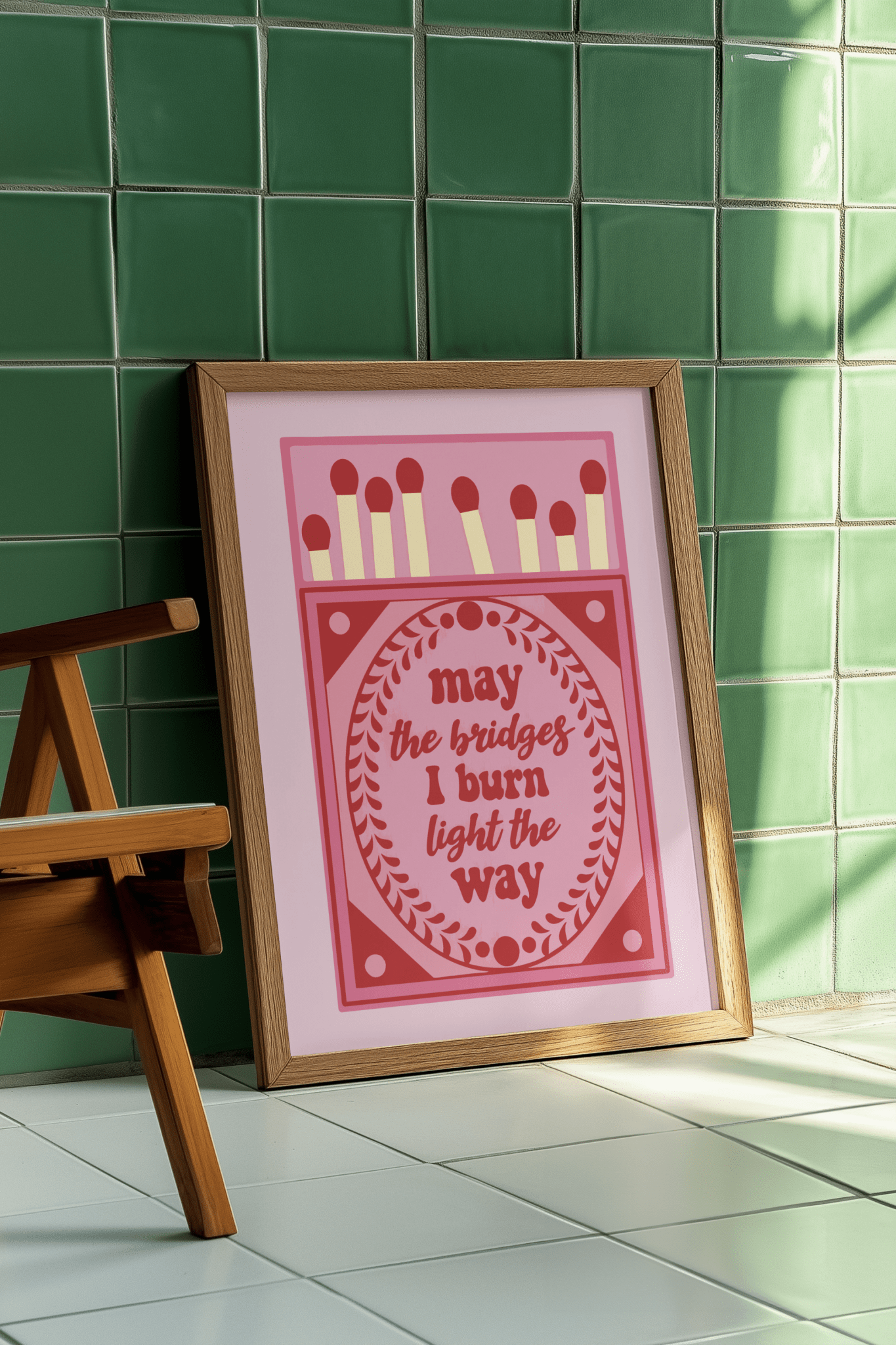 Burning Bridges Art Print - Starry Skies Austin