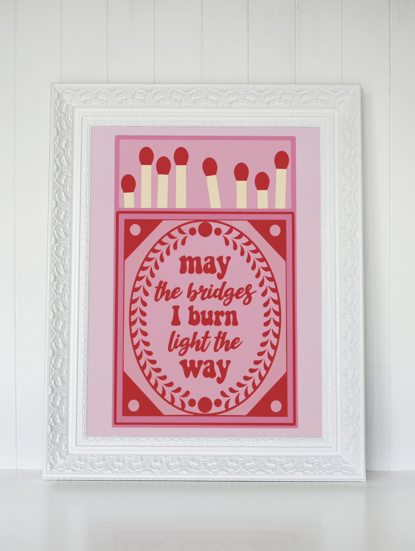 Burning Bridges Art Print - Starry Skies Austin