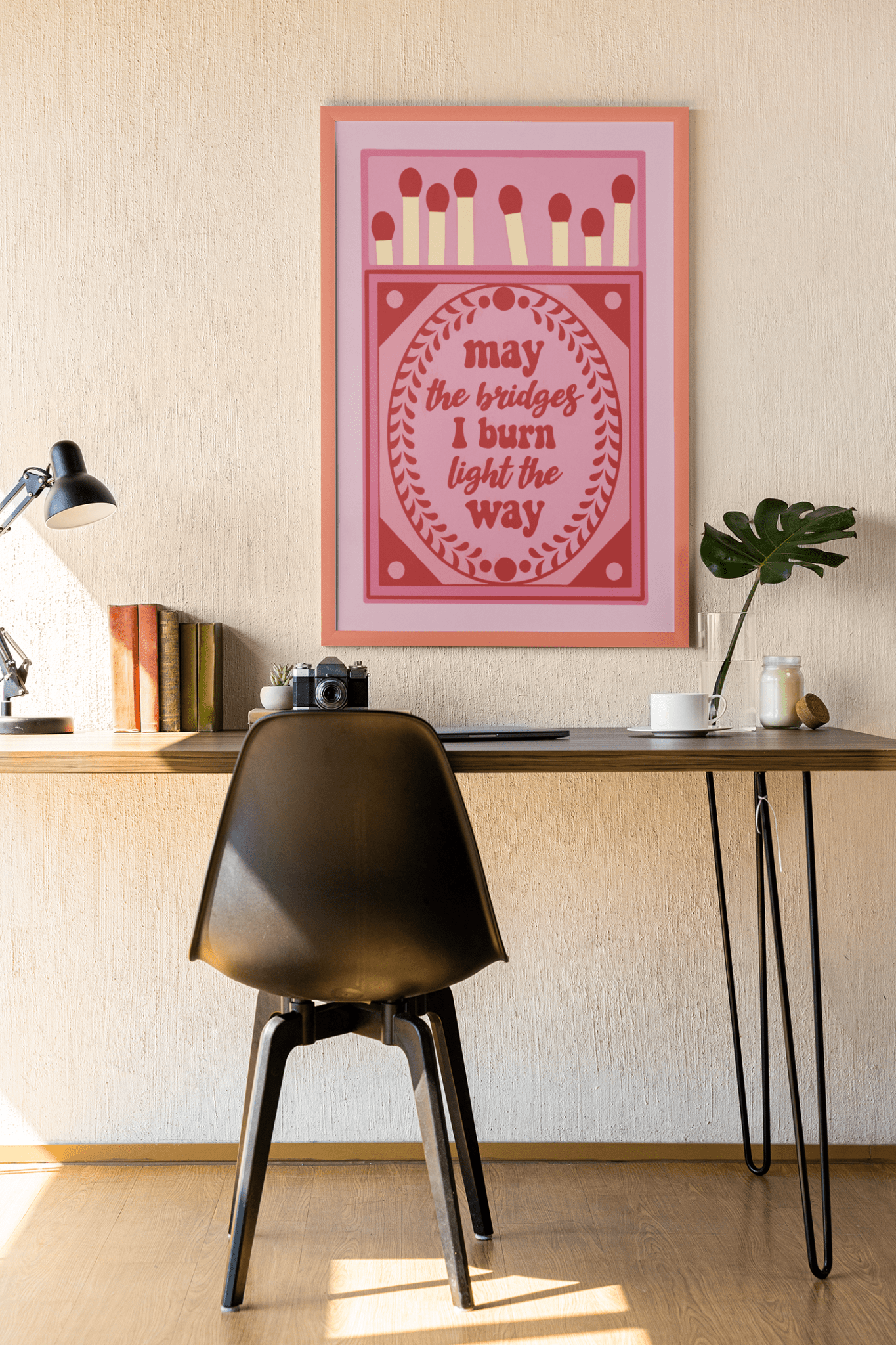 Burning Bridges Art Print - Starry Skies Austin