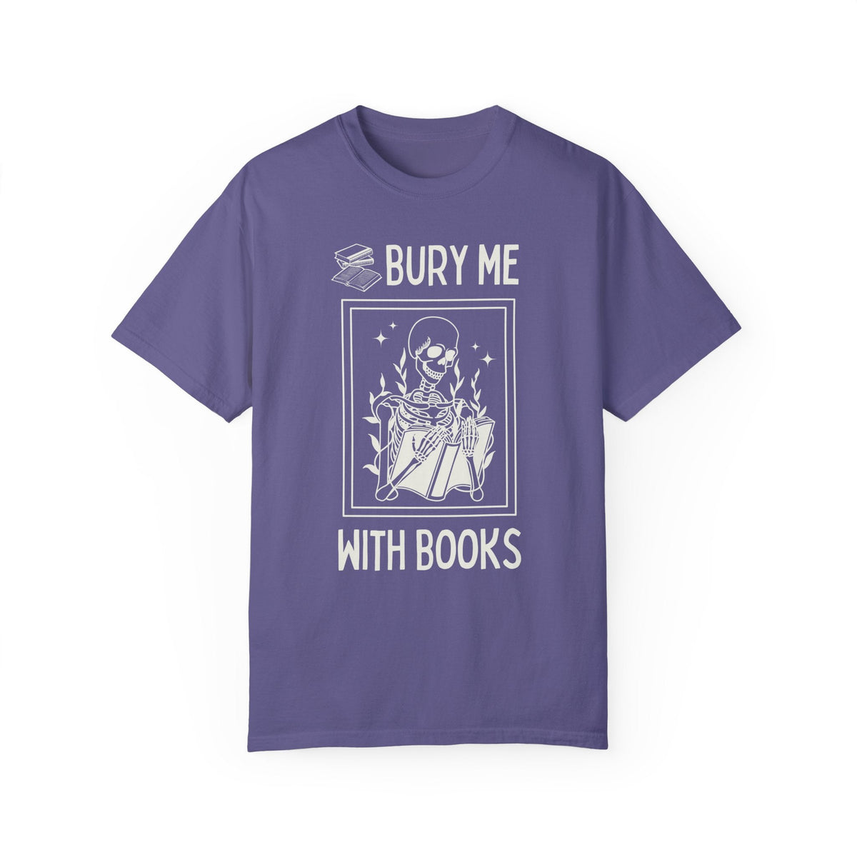 Bury Me With Books Tee - Starry Skies Austin