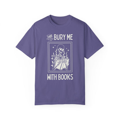 Bury Me With Books Tee - Starry Skies Austin