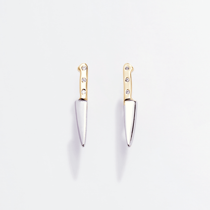 Butcher Knife Studs - Starry Skies Austin