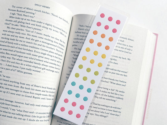 Button Candy Laminated Bookmark - Starry Skies Austin