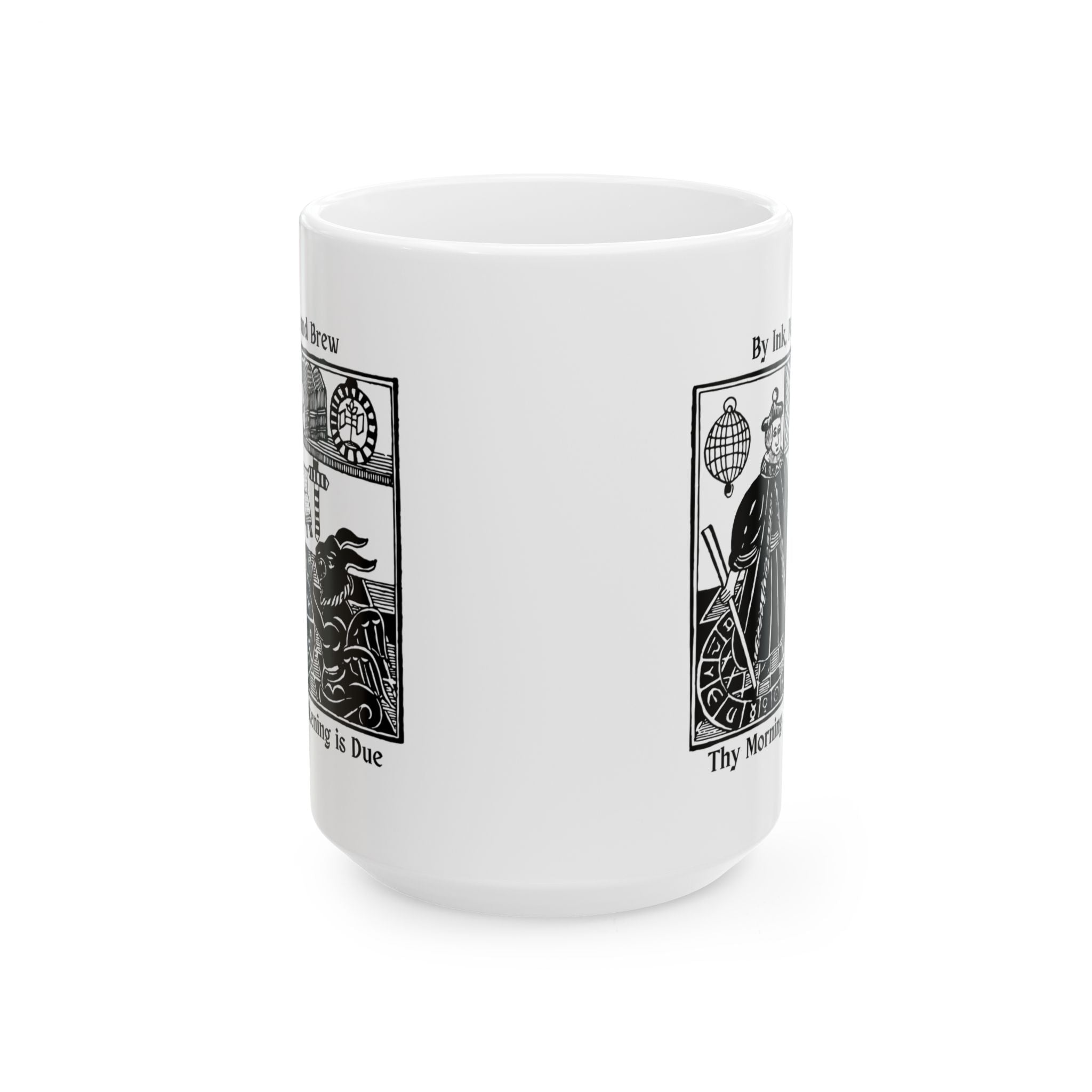 By Ink, Pact, and Brew, Unique Medieval - Style Mug - Starry Skies Austin