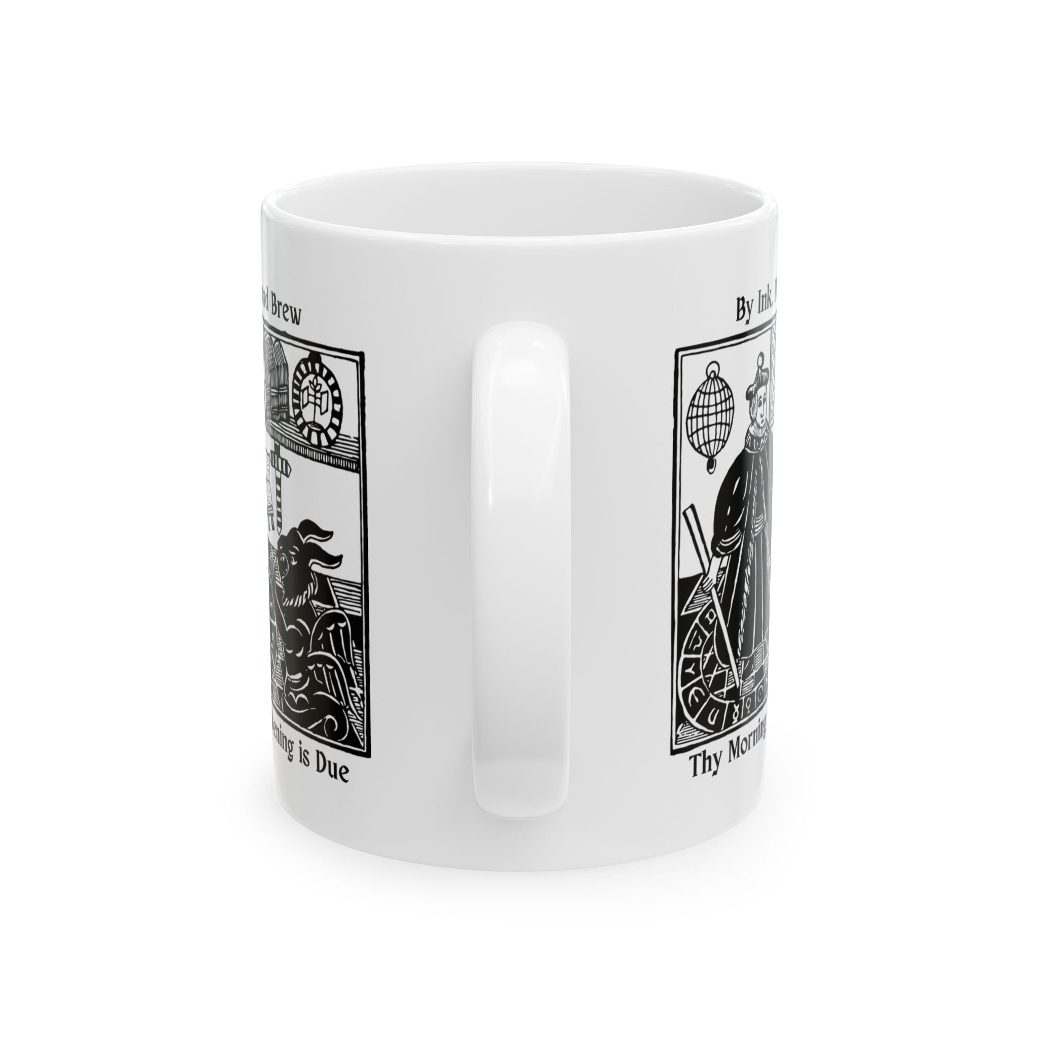 By Ink, Pact, and Brew, Unique Medieval - Style Mug - Starry Skies Austin