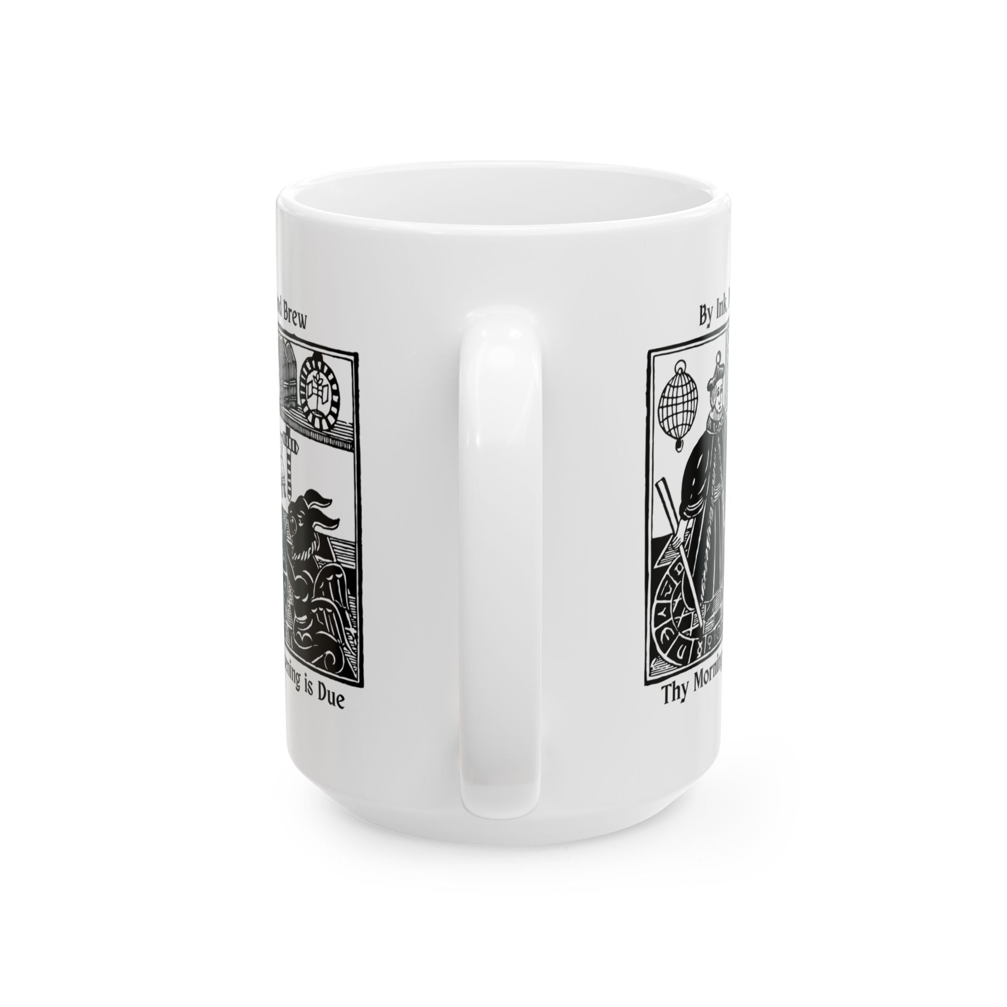 By Ink, Pact, and Brew, Unique Medieval - Style Mug - Starry Skies Austin