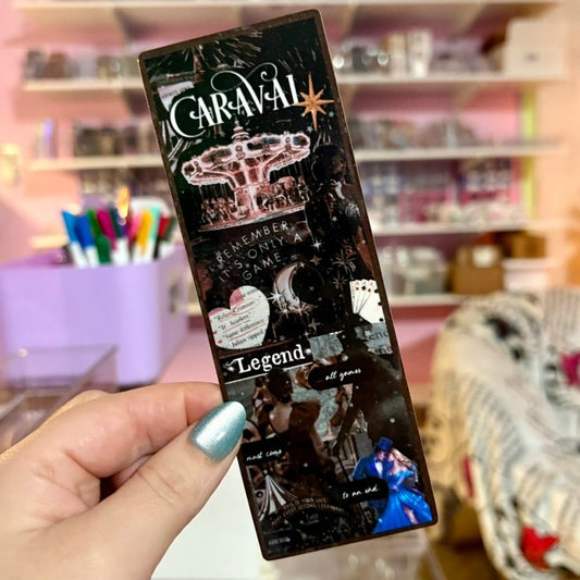 Caraval Inspired Collage Bookmark - Starry Skies Austin