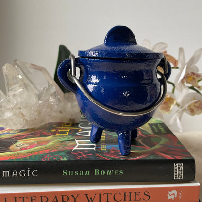 Cast Iron Cauldron with Lid - Starry Skies Austin